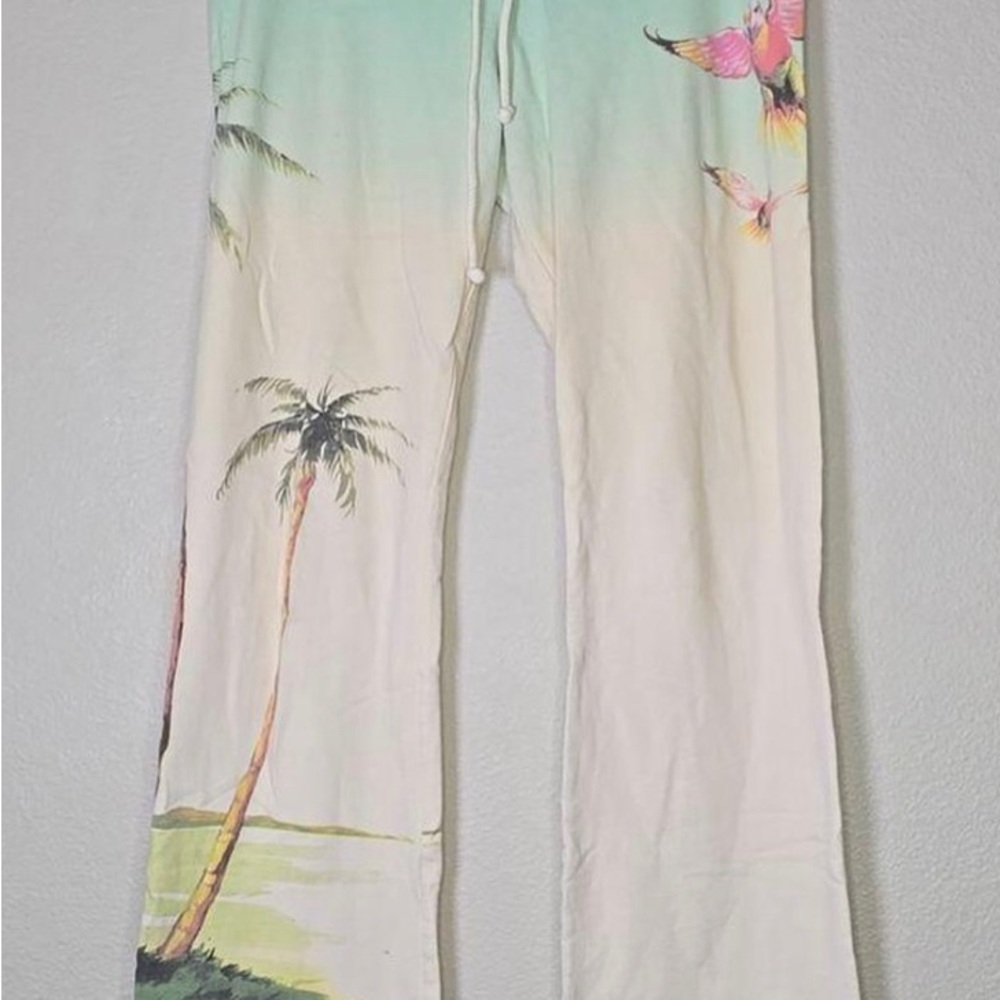 Lucky Brand Tropical Beach Print Lounge Pants